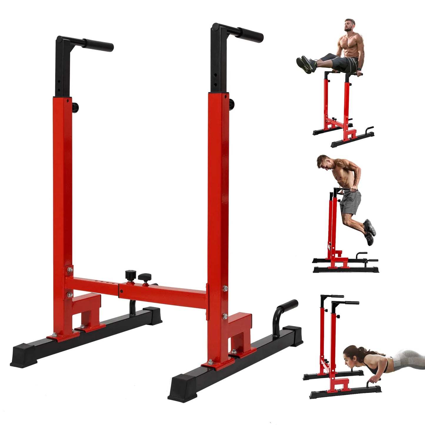 Dip Stand 500 LBS Capacity 80 Levels Adjustable Dip Bars