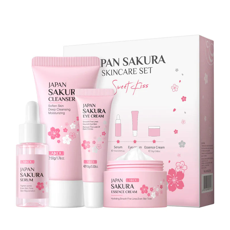 Japanese Sakura Skincare Set - 4 Pieces