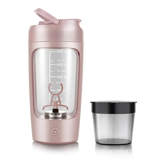 Electric Portable Protein Shaker Bottle