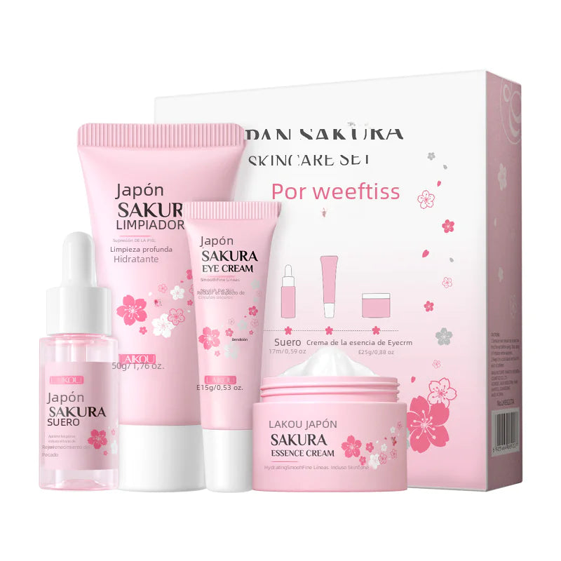Japanese Sakura Skincare Set - 4 Pieces