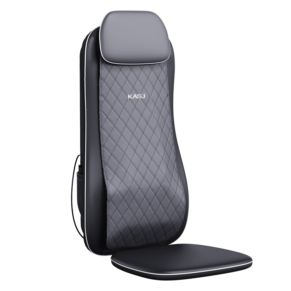 Shiatsu Kneading Back Massager Chair Pad with heated back panel