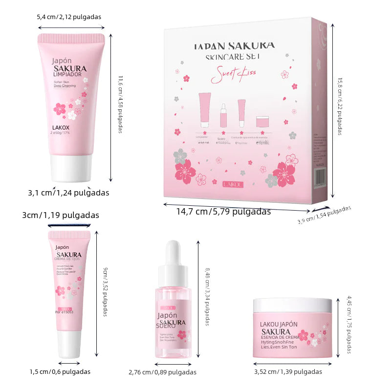 Japanese Sakura Skincare Set - 4 Pieces